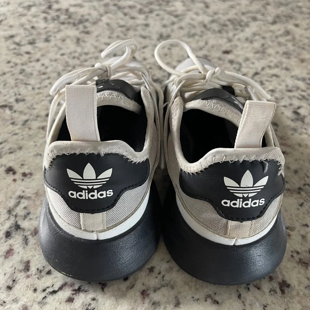 Adidas X_PLR Sneakers Mens 4.5 Womens 5.5 White Black CG6813 Mesh Streetwear Low